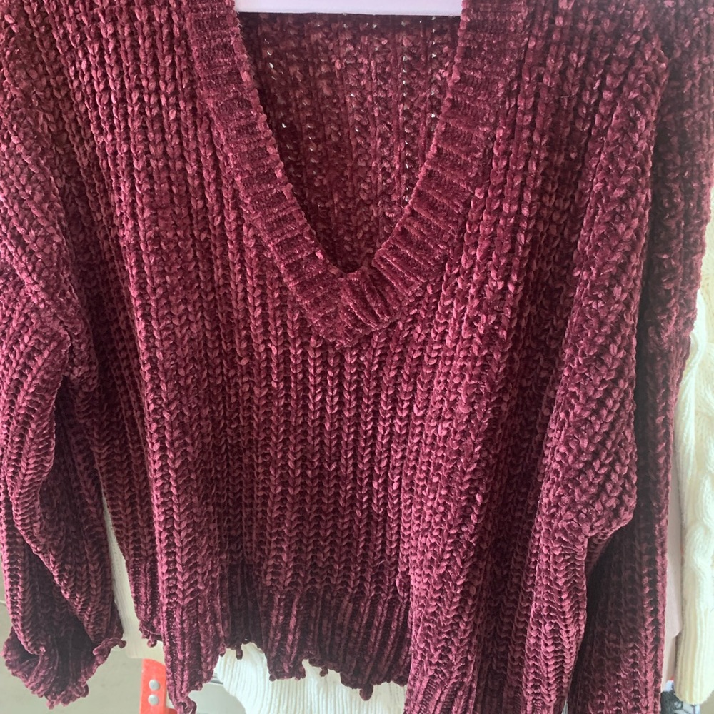 Maroon Sweater